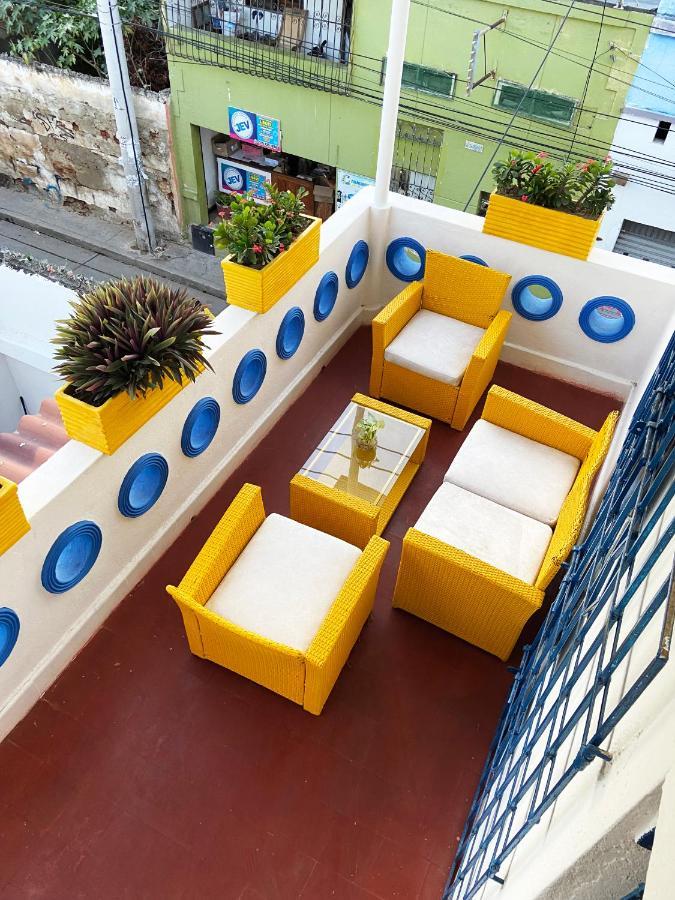 La Puerta Azul By La Puerta Hostels サンタ・マルタ エクステリア 写真